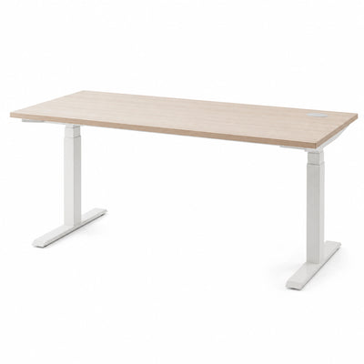 SpecHavn Stratum Oak Smart Desk - front view