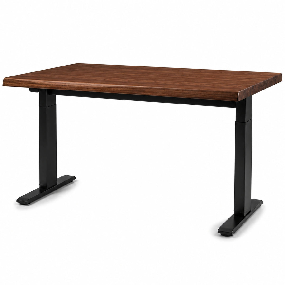 Stratum Walnut Sit-Stand Desk