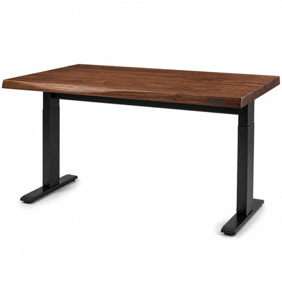 SpecHavn Stratum Walnut Sit-Stand Desk - front view