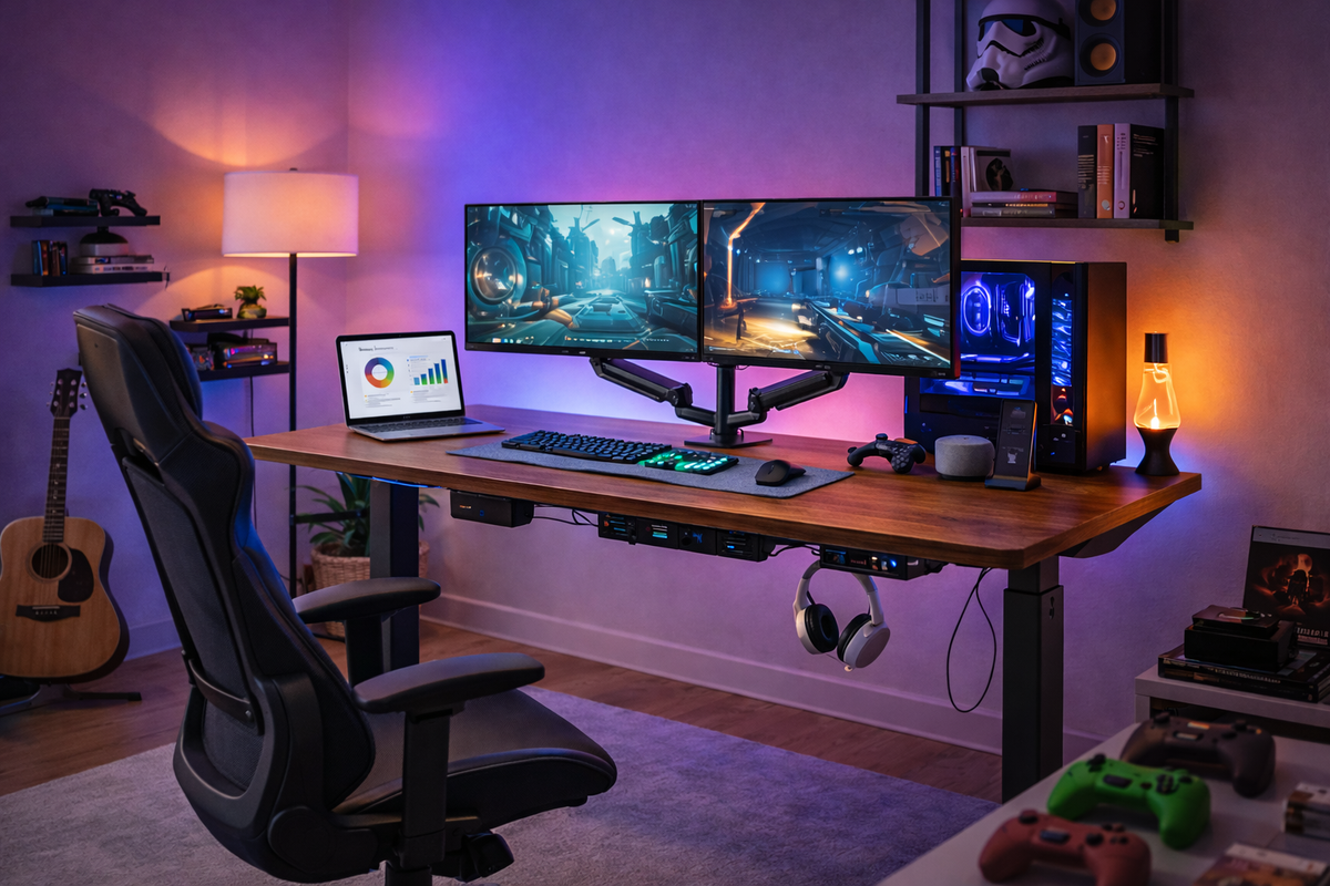 Axis Dual Monitor Mount