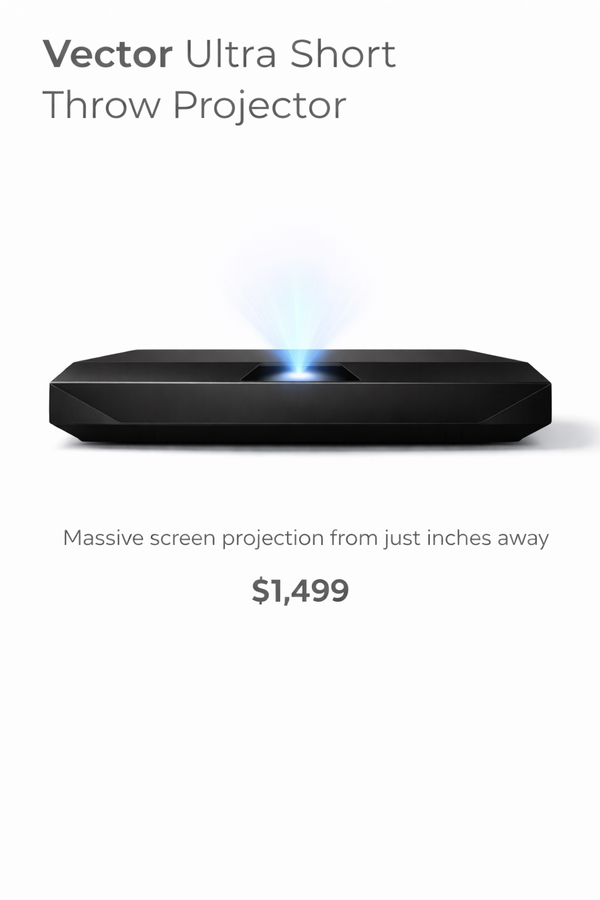 Vector Ultra Short Throw Projector